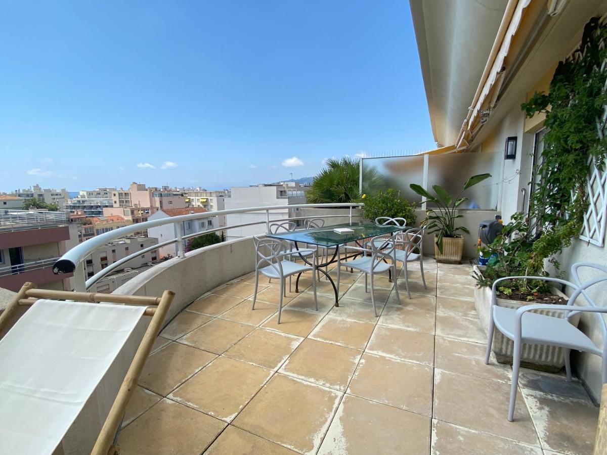 T3 Climatise Villa Juana Avec Parking Et Proche Plage Antibes Eksteriør bilde