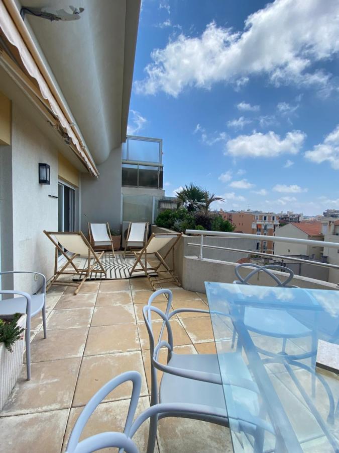 T3 Climatise Villa Juana Avec Parking Et Proche Plage Antibes Eksteriør bilde
